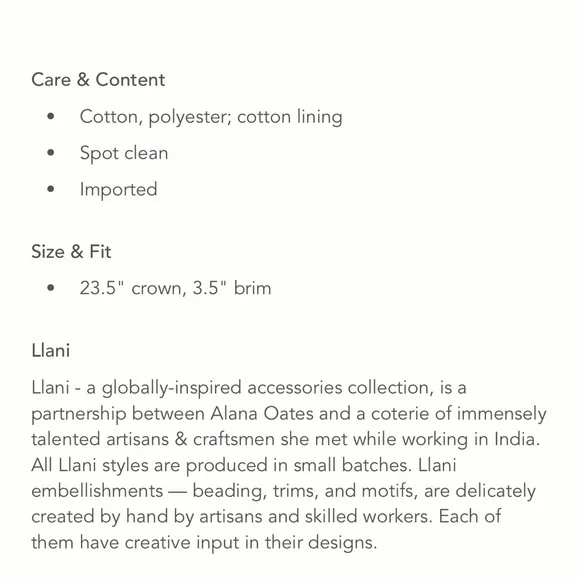 NWT Anthropologie boater hat - Picture 4 of 4